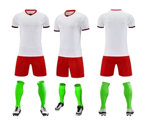 Seragam Sepak Bola Sublimasi OEM Bernapas Cepat Kering Jersey Tim Kustom Jersey Sepak Bola yang Dapat Disesuaikan Jersey Sepak Bola Logo Kustom - Product Image 1