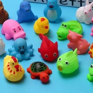 Juguetes de Baño Flotantes con Sonido para Niños en Edad Preescolar, Juguetes de Goma con Forma de Animales para el Baño, para Niños Pequeños - Product Image 2