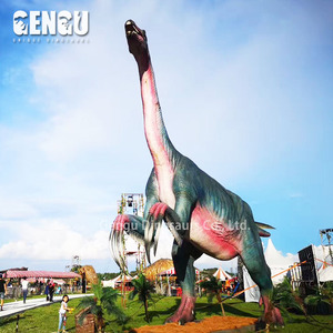 Cuộc sống-kích thước trong nhà kim loại Robot khủng long mô hình cổ dài cretaceous trung tâm mua sắm phiêu lưu công viên sân bay daycares trường - Product Image 5
