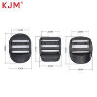Sangle réglable robuste KJM avec logo personnalisé, boucle à étrier en plastique colorée, ajusteur de 1 pouce pour sac à dos