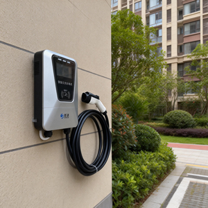 Cargador de Pared para Vehículos Eléctricos de Alto Rendimiento para Exteriores, de 21 kW, Tipo <span class=keywords><strong>2</strong></span>, 220 V, IP54, para Estacionamientos Comerciales y de Vehículos de Nueva Energía - Product Image 2