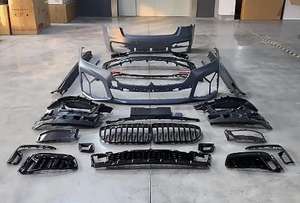 Estilo MP para <span class=keywords><strong>BMW</strong></span> 4 Series F32 F33 F36 M4, Kit de cuerpo de extensión de falda lateral, accesorios de fibra de carbono, alerón trasero Canard - Product Image 2