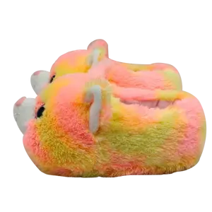 Winter Slipper Winter Dog Slippers Custom Fluffy Furry Autumn Spring PVC Plush Warm Slippers Accept Customized Logo Short Plush+pp Cotton