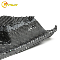 Prises d'air avant en fibre de carbone sèche avec grille pour BMW M3 G80 G82 G83 M4 style MP, conduits d'air en carbone véritable