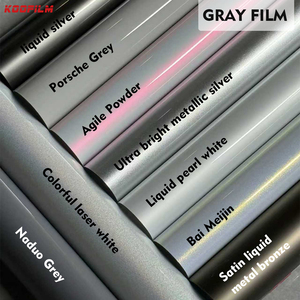 Película de Protección de Pintura TPU KOOPPF, <span class=keywords><strong>Serie</strong></span> de Color Gris Cambiante, 8MIL, Fabricación OEM/ODM, Autoregenerable, Antiarañazos para Carrocería - Product Image 2