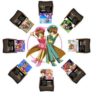 Cardcaptor Sakura Anime Cacth <span class=keywords><strong>You</strong></span> Catch <span class=keywords><strong>Me</strong></span> carillon a manovella <span class=keywords><strong>in</strong></span> legno fan bella decorazione regalo - Product Image 1