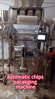 Machine d'emballage VFFS à 4 fonctions avec peseuse pour snacks soufflés, chips de pommes de terre, chips de fromage, chips de banane, chips croustillantes et crackers