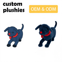 Animaux en peluche personnalisés, jouets en peluche pour chien, fabrication sur mesure, support OEM ODM, faible minimum de commande