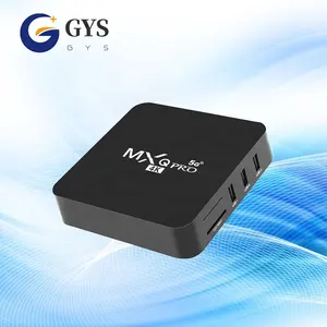 四核5G WiFi机顶盒RK3229 Android 10 Os 1Gb 8Gb Wifi高清媒体播放器电视盒MXQ PRO