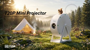 2026 Neuer Stil Mini-Standprojektor Vollständig Versiegelte Optische Einheit WiFi 6 BT Heimkino Tragbarer LED-Video 1280x720P LCD-Lautsprecher-Projektor - Product Image 2