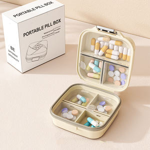 JUXINDA Nouvelle Boîte à Pilules Portable Créative pour Voyage, Boîte à Médicaments 7 Jours par Semaine à Double Couche et 7 Compartiments pour Protection Contre l'Humidité - Product Image 4