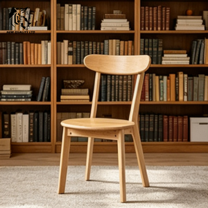 Silla de comedor de madera personalizada, ecológica, para hotel, de proveedor chino, buen precio, MOQ bajo, personalizable, muebles para comedor. - Product Image 5