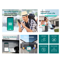 Module de commande de porte de garage à détection automatique Tuya ZigBee AC100-240V, contrôleur de porte de garage