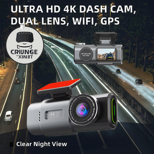 Mini Cámara para Coche Ultra HD 4K con Pantalla IPS, Cámara Delantera/Trasera Dual, Compatible con WIFI/GPS, Control por Aplicación, Monitor de Estacionamiento 24H, Tarjeta SD de 128g - Product Image 2