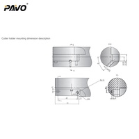 Cartucho Microajustable PAVO Tools 42CrMo para Herramientas de Mandrinado Fino