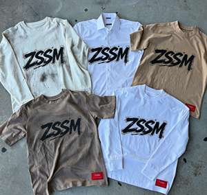T-shirt a maniche lunghe vintage personalizzata, lavata e strappata, in due pezzi, con logo OEM in strass, stile Y2K, grigio scuro, effetto destroyed, con bordi grezzi - Product Image 1