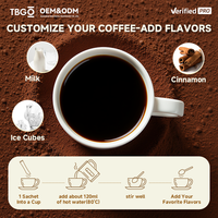 TBG OEM perte de poids instantanée amincissant la poudre de café noir Keto Food poudre de café vert coupe-faim pour la perte de poids