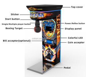 Machine de <span class=keywords><strong>boxe</strong></span> d'arcade électronique à pièces de haute qualité en plastique et en fer de langue japonaise pour les centres d'amusement - Product Image 5