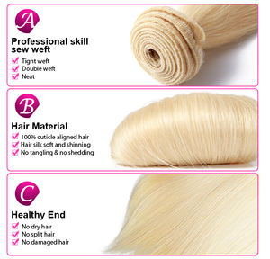 Влажные и волнистые волосы Aliexpress, 613 светлые волосы, натуральные человеческие волосы, светлые волнистые волосы с фронтальной застежкой - Product Image 4