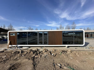 Maison capsule modulaire préfabriquée <span class=keywords><strong>de</strong></span> luxe, maison <span class=keywords><strong>bungalow</strong></span> écologique en conteneur pour petit hôtel, Airbnb, boutique, vie en plein air - Product Image 5