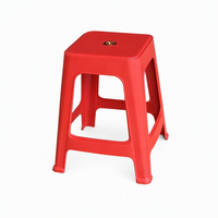 Chaise de jardin moderne en plastique PP, tabouret de restaurant, design rectangulaire épaissi, léger, style nordique, empilable