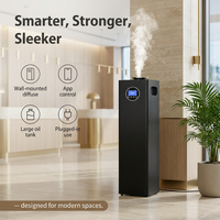 Diffuseur d'arômes en métal de grande capacité 1000 ml pour hôtels, bureau et maison - Humidificateur d'huiles essentielles pour usage commercial et domestique