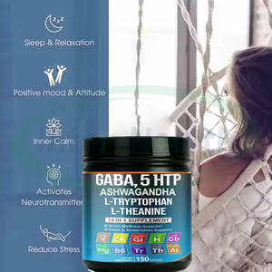 Suplemen makanan pil tidur dalam Tablet Natural l-triptophan Ashwagandha Melatonin A 5-htp pil tidur - Product Image 3