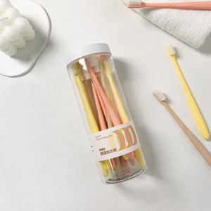 UUYP <span class=keywords><strong>Brosse</strong></span> à dents stérilisable réutilisable à poils <span class=keywords><strong>extra</strong></span> doux en plastique, pour adultes et familles, lot de 12, prix abordable - Product Image 5