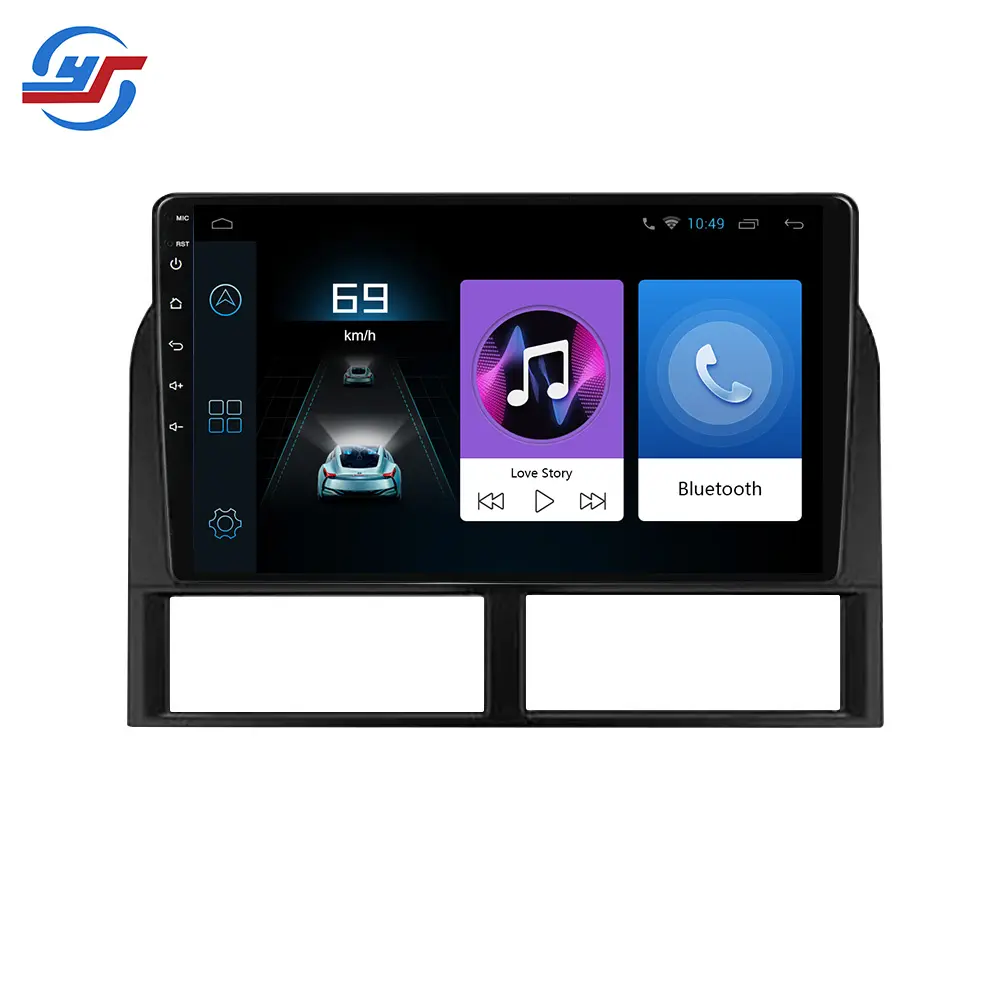 Kit multimídia automotivo 9 polegadas, touchscreen, 2 din, rádio, android, player para carros, jeep grand cherokee 2, 1998, 1999, 2000, 2001, 2002, 2003, 2004