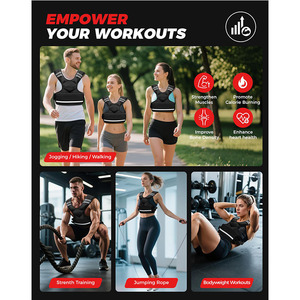 เสื้อเวทถ่วงน้ำหนัก CZFIT แบบปรับได้ 4-32 ปอนด์ ผลิตจากนีโอพรีน ทนทาน ดีไซน์ใหม่ สำหรับการวิ่งและฝึกซ้อมกลางแจ้ง พร้อมโลโก้แบบกำหนดเองได้ - Product Image 4