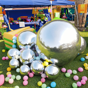 Holiballs Hanging Spheres Decorative Outdoors Ceiling Ornaments Christmas Inflatable Biggest Large Ornament <b>Balls</b> Mirrior <b>Ball</b> S - Product Image 1
