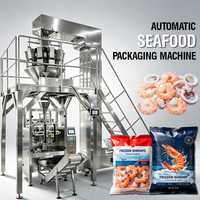 Machine d'emballage automatique pour fruits de mer congelés (poisson, crevettes, palourdes, anneaux de calmar)