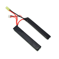 Batterie rechargeable GEB de haute qualité pour les modèles d'airsoft, connecteur RC Deans, LiPo 11,1 V 1200 mAh 30C 6020120 Twins 2S