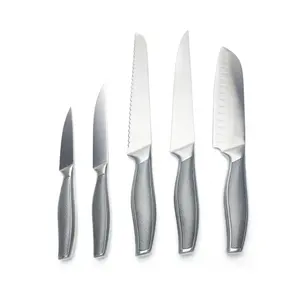 Set da cucina per coltelli da cuoco in acciaio inossidabile all'ingrosso per uso domestico Hip-home