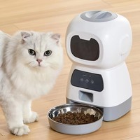 Distributeur automatique de nourriture pour chat Spirit, populaire, avec 12 programmes, bols en acier inoxydable SS304, accessoires pour animaux de compagnie