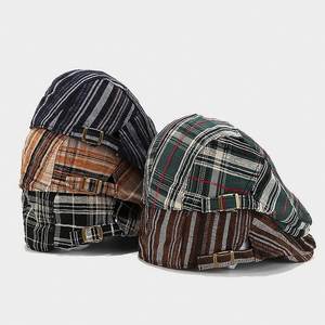 Nouvelle Tendance Automne 2024 : Chapeau Casquette à Visière Courte à Carreaux Style Européen et Américain pour Homme, et Béret Urbain pour Femme - Product Image 6