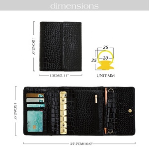 A7 Croc Cuadernos <span class=keywords><strong>forrados</strong></span> de cuero de tapa dura con caja de bolígrafos Juegos de regalo para la escuela Vacaciones universitarias Diario perfecto para uso de tarjeta de crédito - Product Image 3