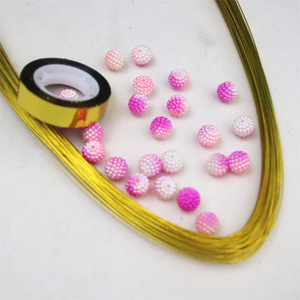Aomiao's Mystery 10mm Colored Bayberry Ball <b>Beads</b> Gradient Off White ABS Scattered <b>Beads</b> For DIY Jewelry Making - Product Image 5