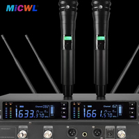 Système de microphone de scène sans fil 200 canaux ULXD 2 KSM8 pour le karaoké et la performance musicale