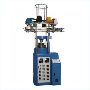 Good choice Multi-Function Yarn Feeder Computerized Jacquard Double Jersey Beanie Cap Hat And Scarf Knitting Machine