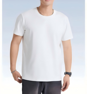 เสื้อยืดคอตตอนวินเทจทรงโอเวอร์ไซส์ สกรีนโลโก้ตามสั่ง ขายส่ง เสื้อยืดผู้ชายทรงหลวม ผ้าคอตตอนหนา 100% - Product Image 3