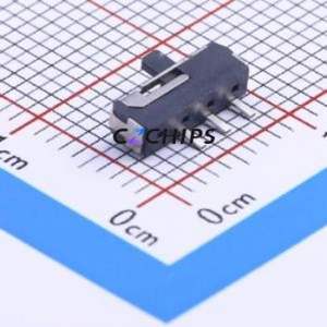 K3-1270L-F1 Slide Switch SMD Switch Single Pole Double Throw Rectangle Pin Header SMD Tab 8.8mm - Product Image 1