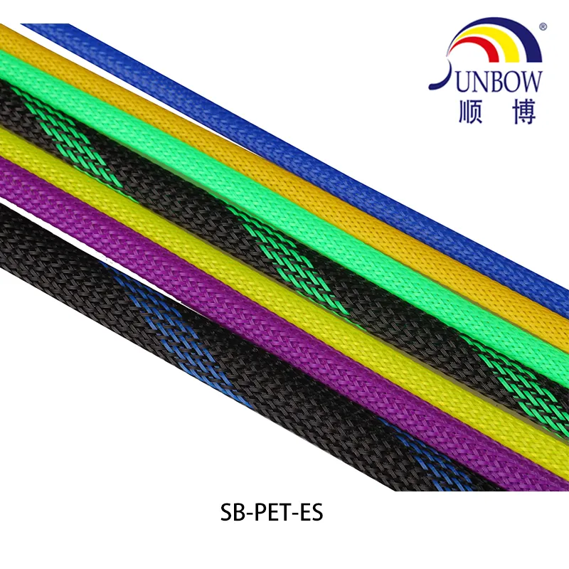 Flexible UL-vw-1 Polyester geflochtene erweiterbare PET-USB-Kabels chutz hülle