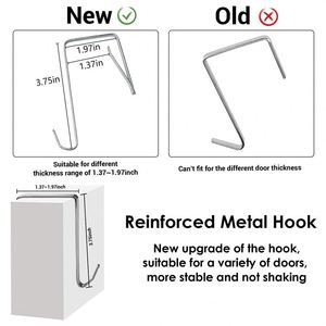 Closet Over the Door <b>Shoe</b> Rack Hanging <b>Shoe</b> Organizer 24 Pockets Clear Over the Door Hanging <b>Shoe</b> Organizer - Product Image 5