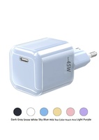 Pengisi Daya Cepat OEM Mini GaN 45W Tipe-C Adaptor Daya PD Portabel untuk iPhone Samsung