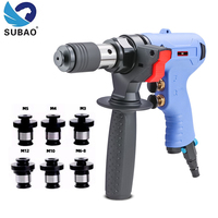 Pistolet de taraudage pneumatique portatif SUBAO H6 M3 à M12, machine de taraudage à air pour le traitement des filetages internes en métal