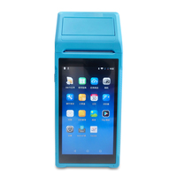 Pda portátil ER-q2 3g Wcdma Wifi Android, impresora térmica móvil integrada, lector de tarjetas Rfid, Nfc