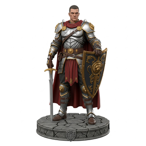 Statuetta Modello in Resina PVC 3D Personalizzata Serie Cavaliere Occidentale Collezione - Product Image 2