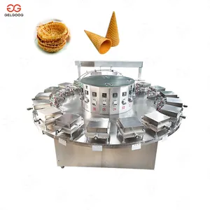 Machine électrique commerciale de cône de gaufre de crème glacée de fabricant de rouleau d'oeuf de chocolat