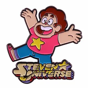 Steven Universe Enamel Pin Pentagram T-shirt boy brooch badge